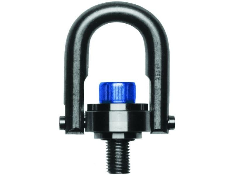 EEK alloy-steel swivel hoist ring — rotates 360°, pivots 180°, 5:1 SF