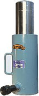 Hydraulic remote control jack — cylinder with separate hand pump connected by hose