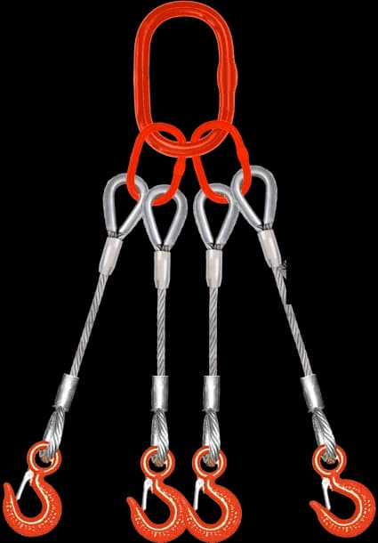 Four Leg wire rope sling
